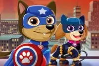 Fête costumée de super-héros Paw Patrol