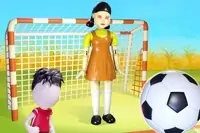 Football avec le jeu Squid